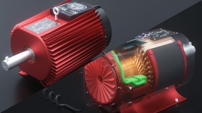 Motor electric motor electrical tools 3D model