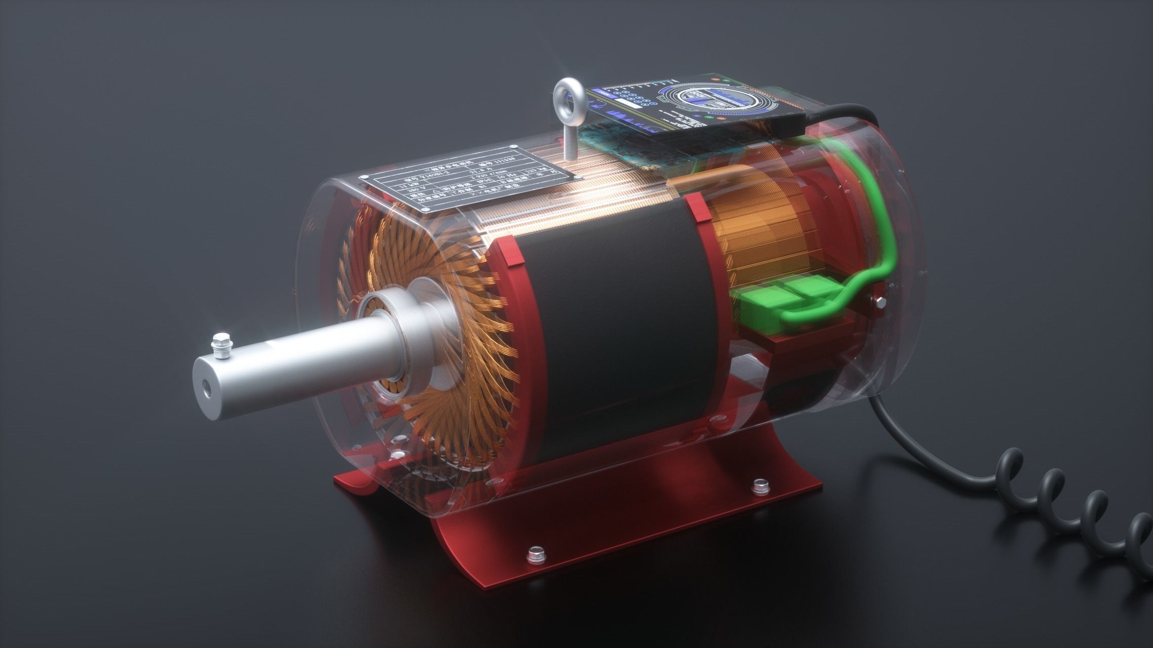 Motor electric motor electrical tools 3D model_4