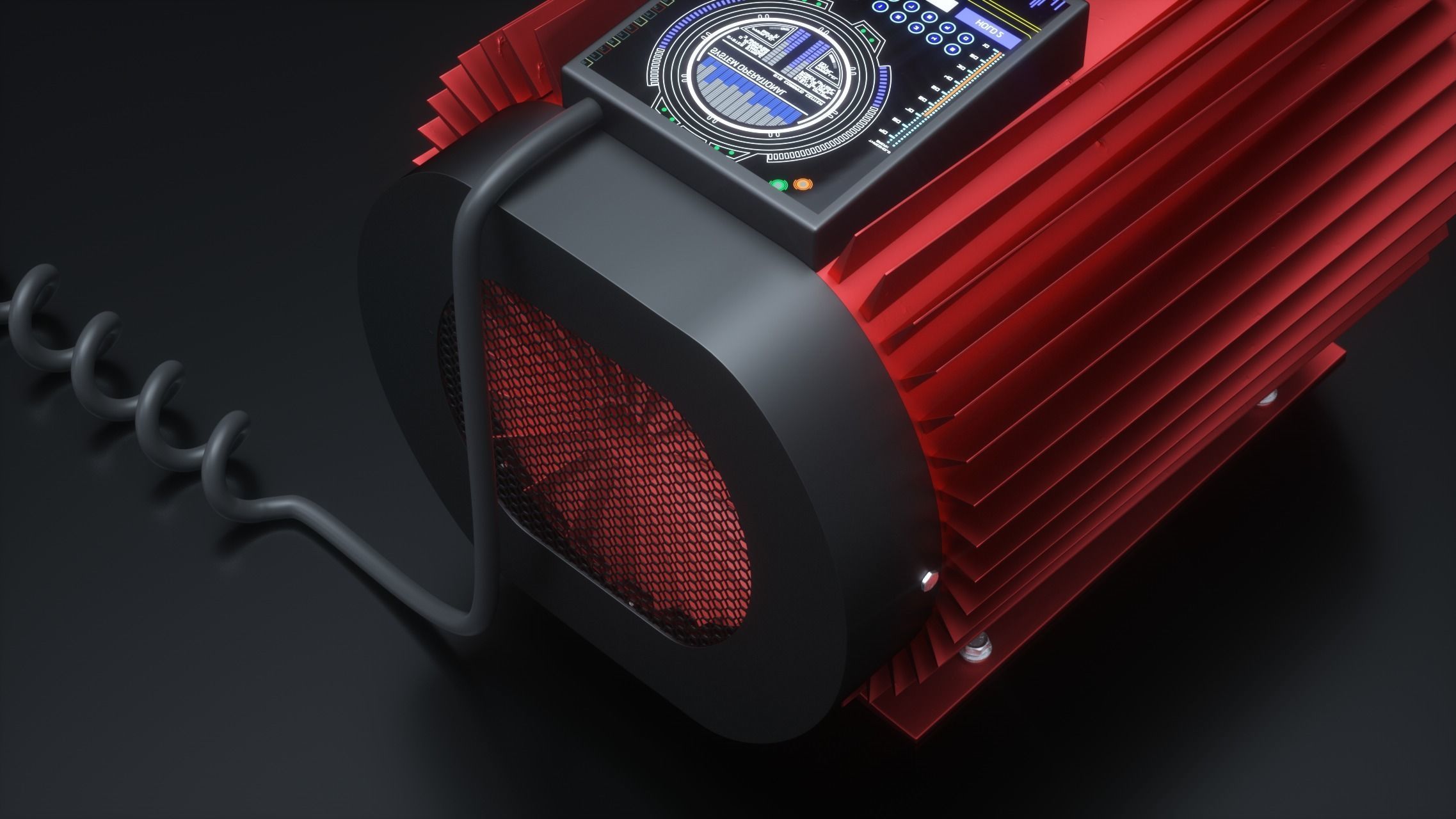 Motor electric motor electrical tools 3D model_3