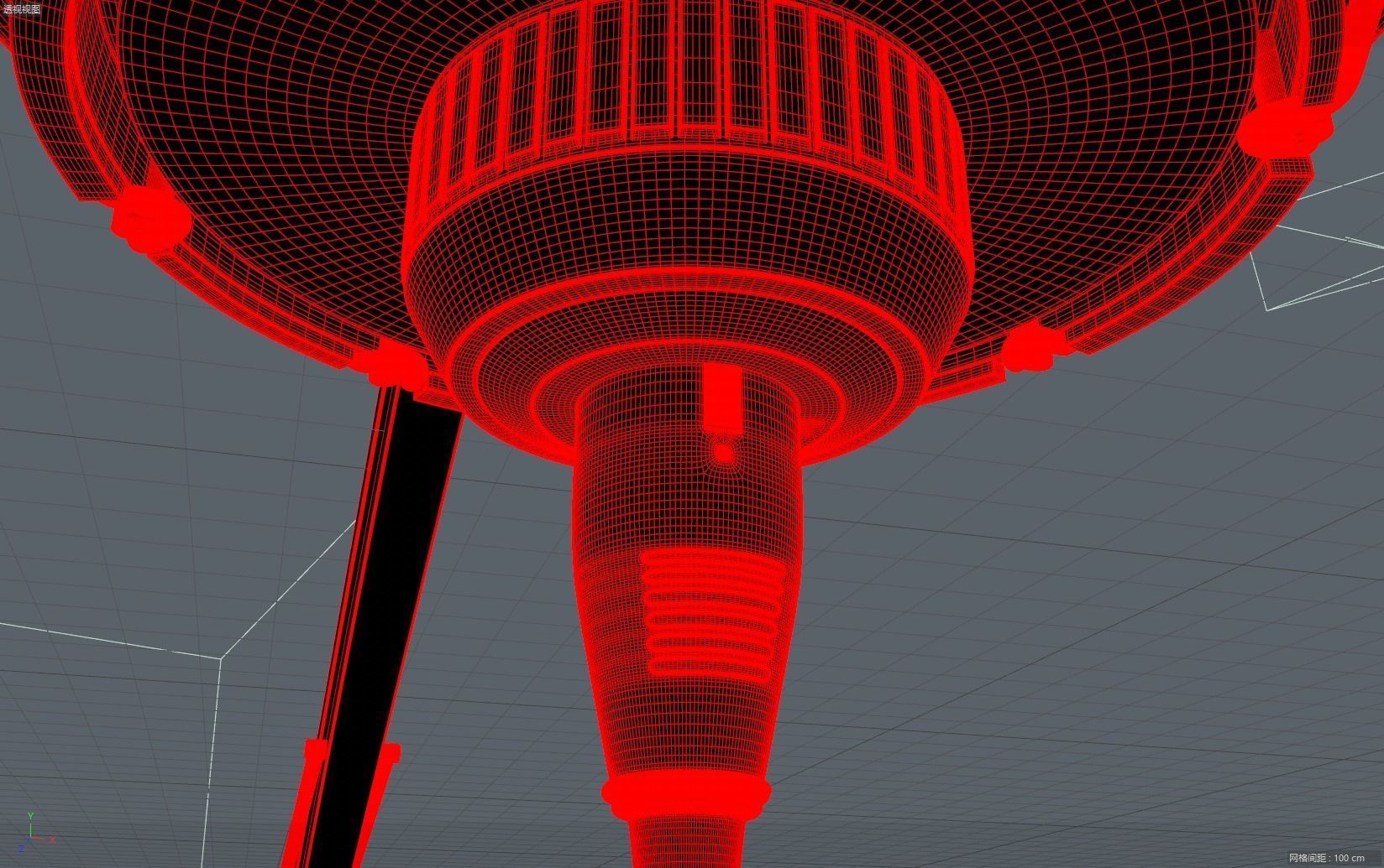 microphone Condenser microphone  Bracket 3D model_19