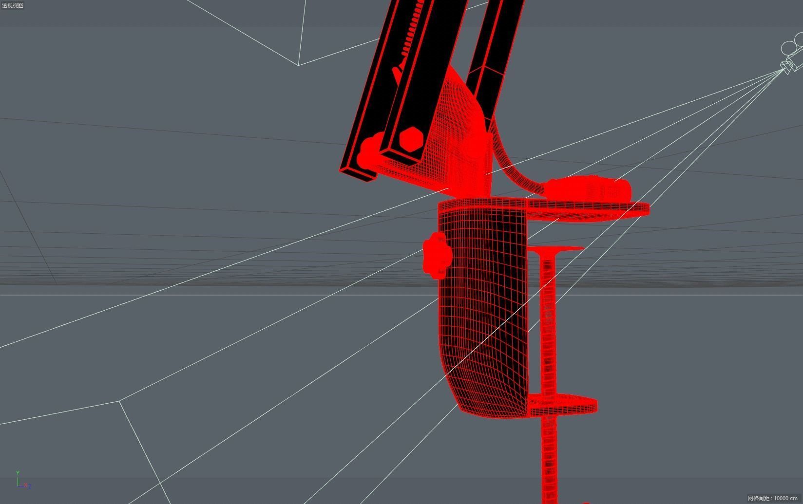 microphone Condenser microphone  Bracket 3D model_21