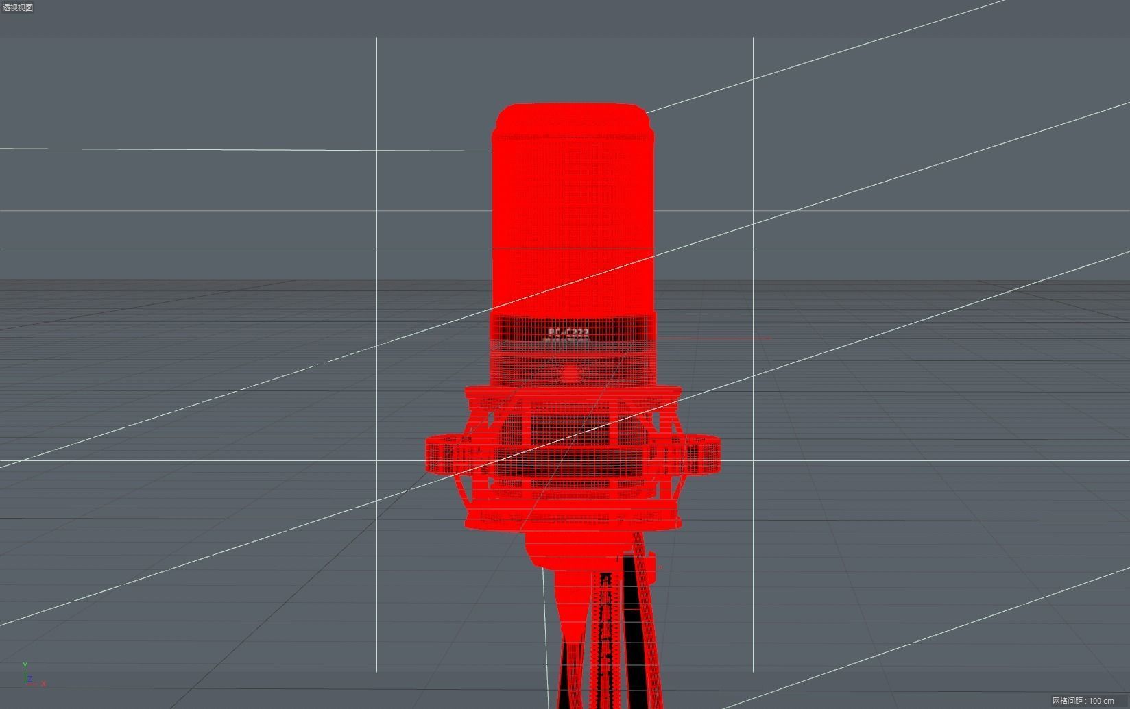 microphone Condenser microphone  Bracket 3D model_10