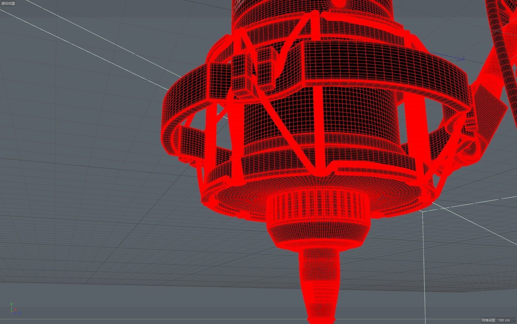 microphone Condenser microphone  Bracket 3D model_18