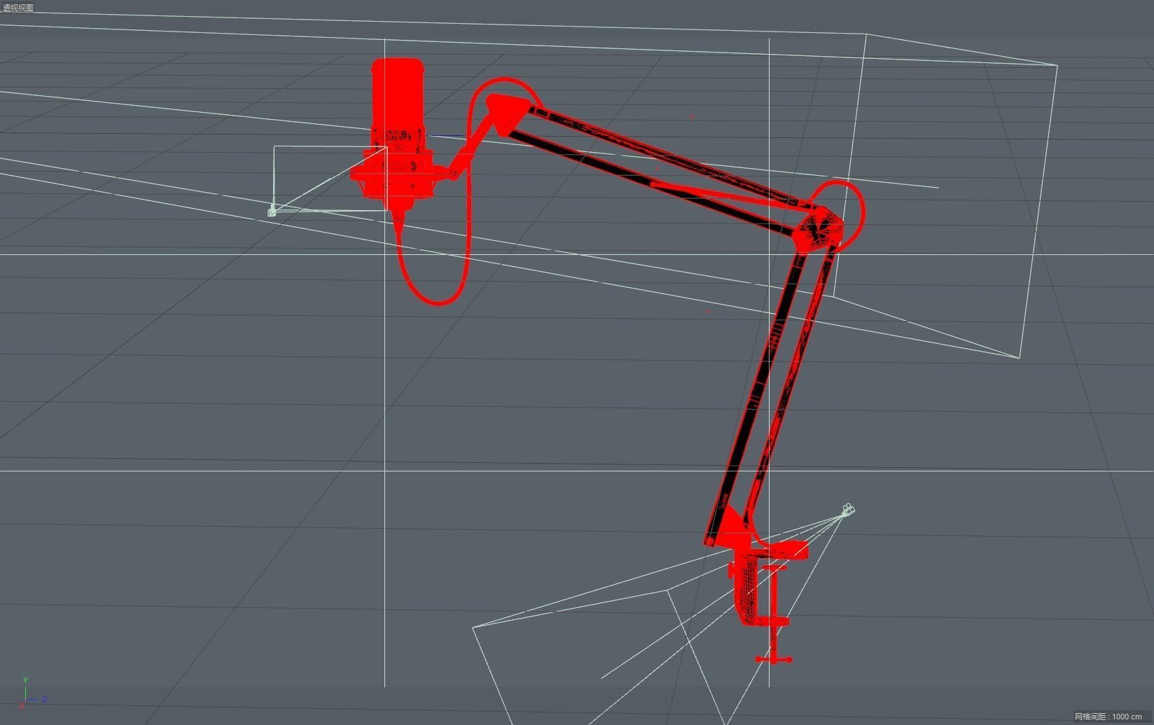 microphone Condenser microphone  Bracket 3D model_15