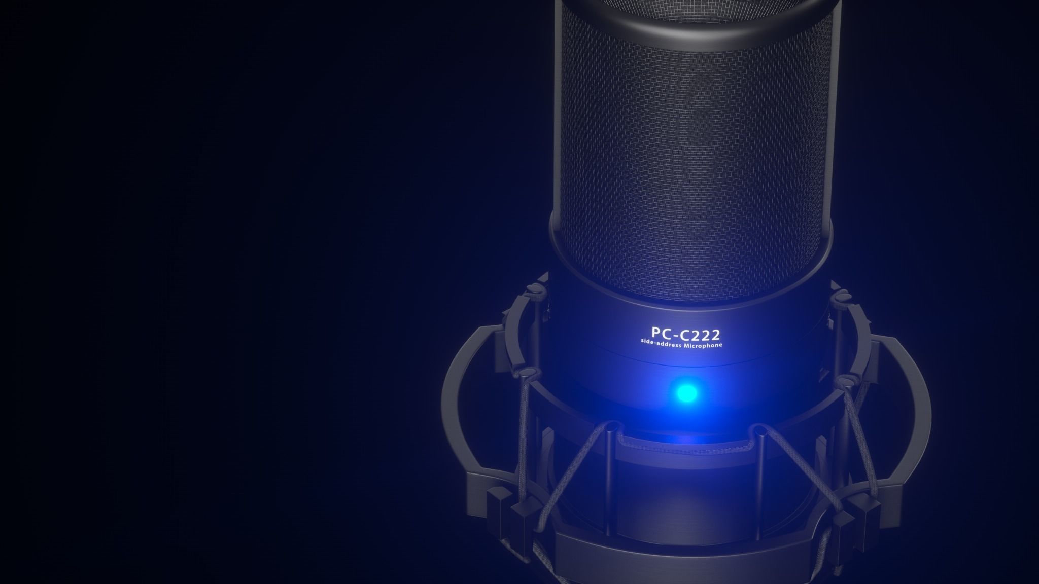 microphone Condenser microphone  Bracket 3D model_5