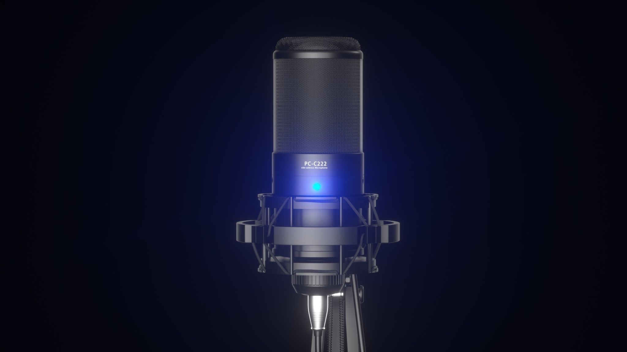 microphone Condenser microphone  Bracket 3D model_2