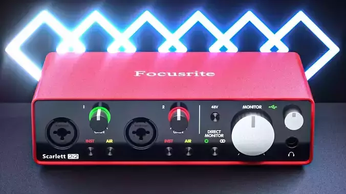 Focusrite Scarlett 2i2 3  USB Sound card audio port