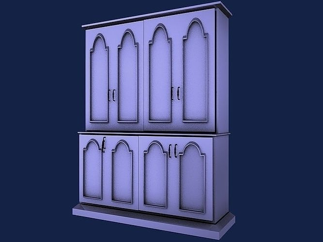 KITCHENWARE CABINET 3D model