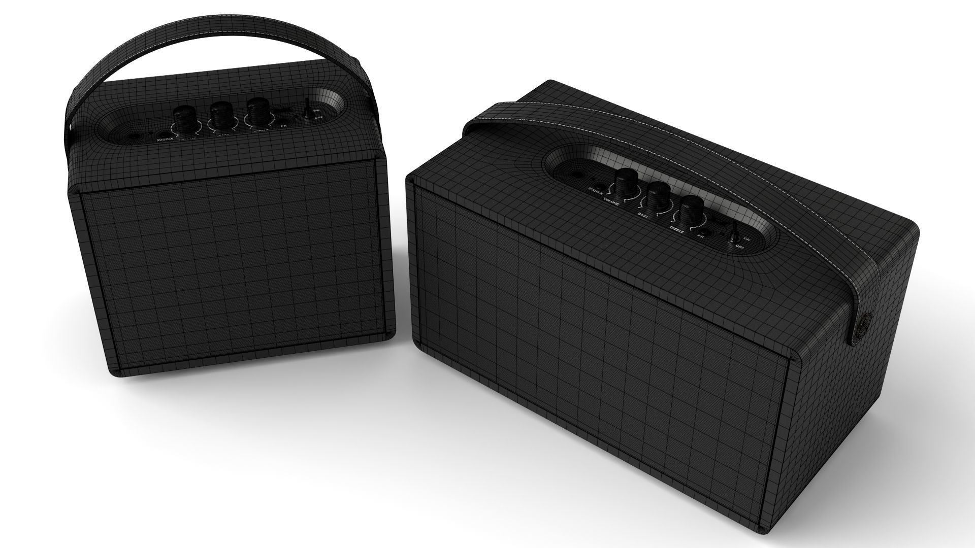Music Speakers 3D model_10