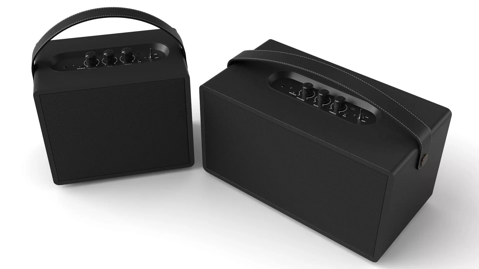 Music Speakers 3D model_0