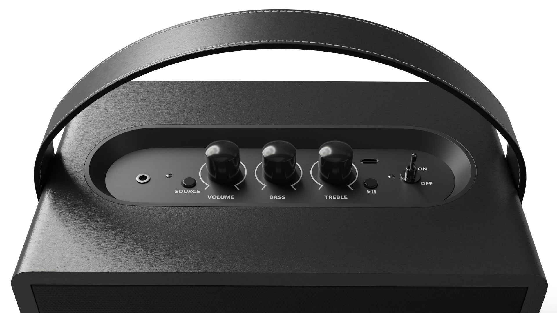 Music Speakers 3D model_7