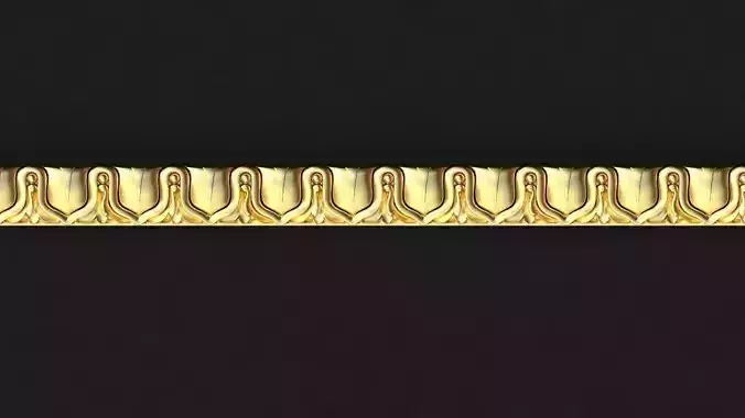 baguette gold border