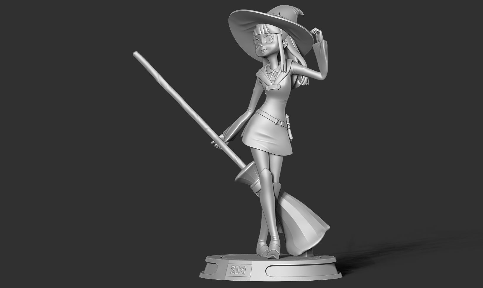Atsuko Kagari - Akko 3D print model_11