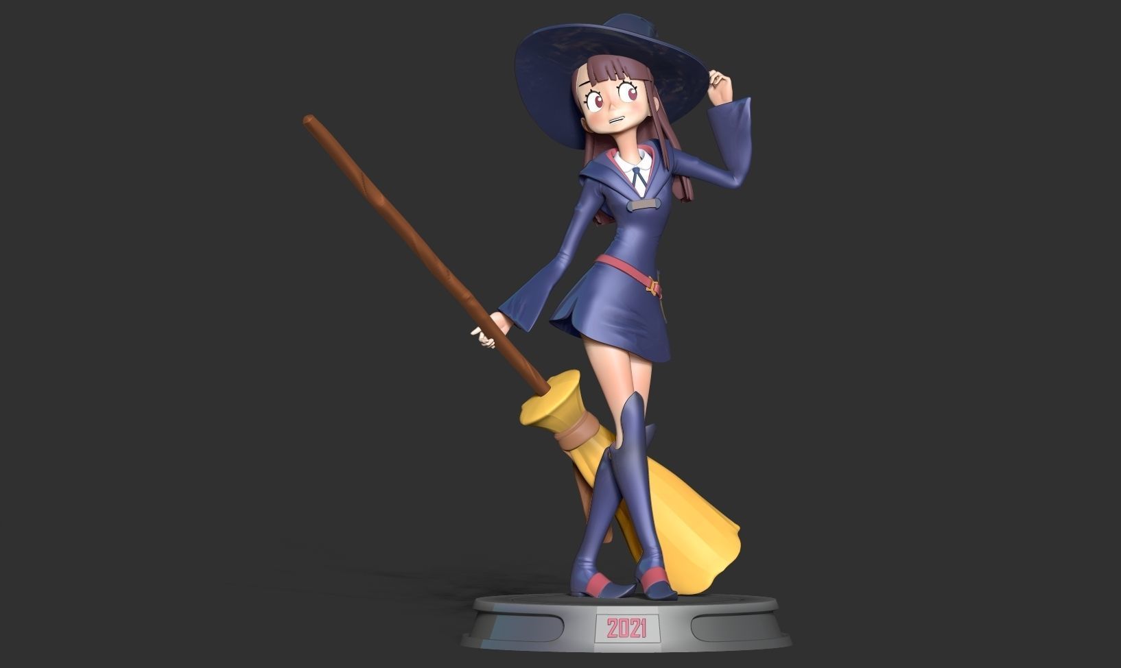 Atsuko Kagari - Akko 3D print model_8