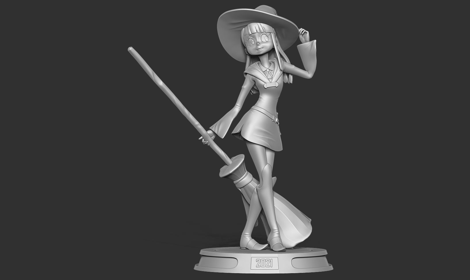 Atsuko Kagari - Akko 3D print model_9