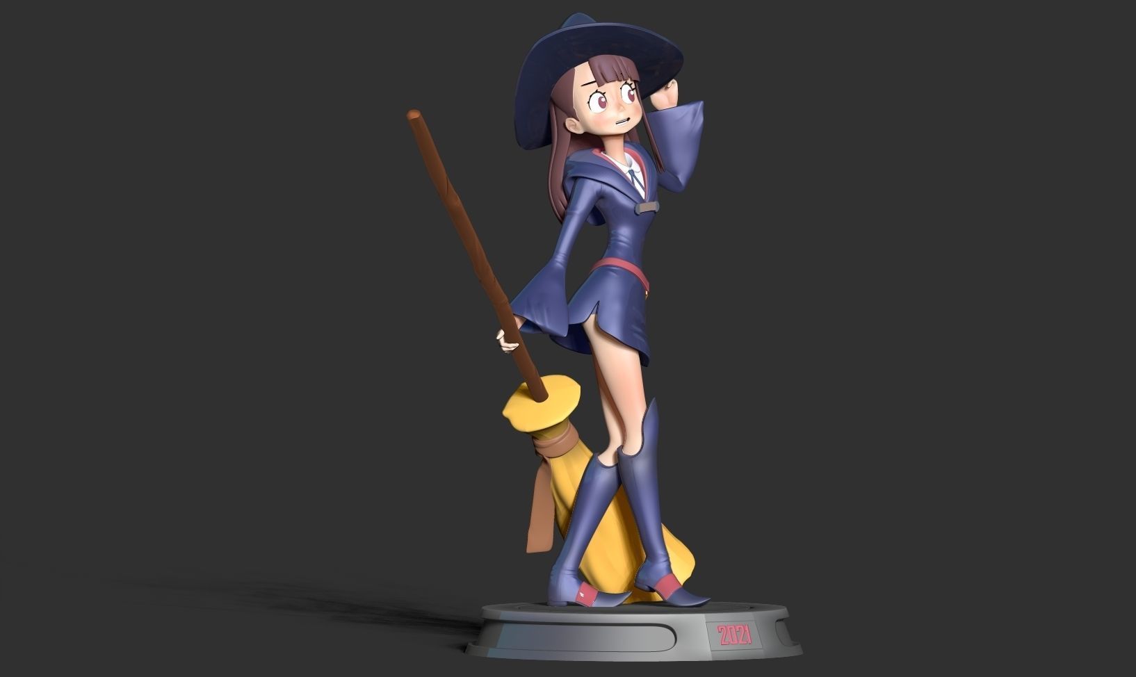Atsuko Kagari - Akko 3D print model_12