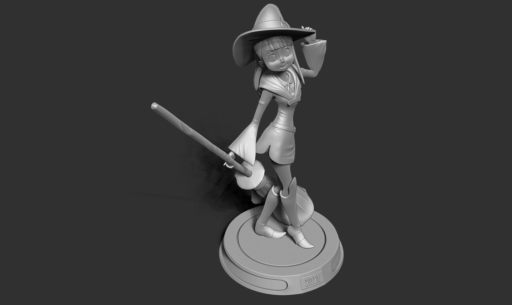 Atsuko Kagari - Akko 3D print model_17