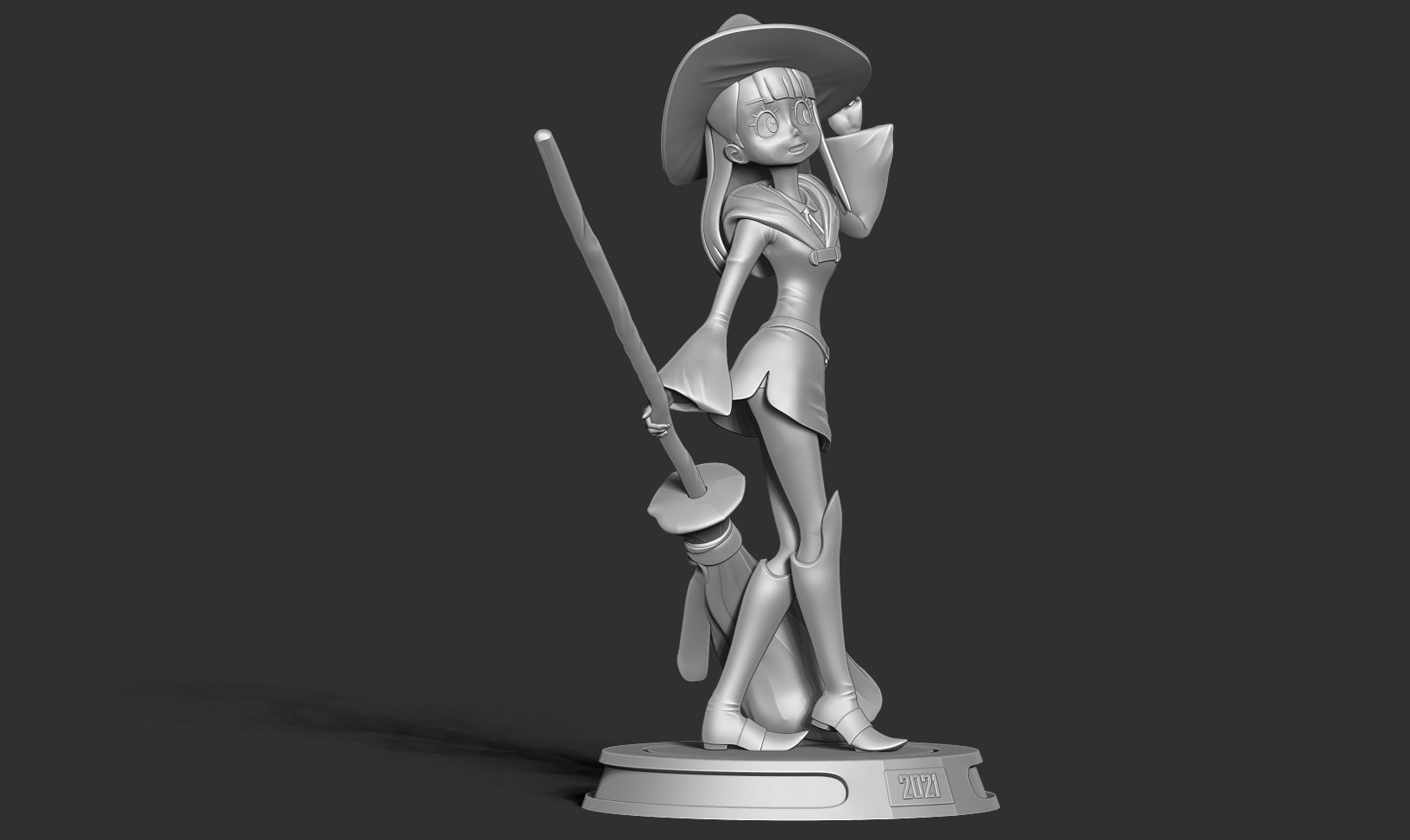 Atsuko Kagari - Akko 3D print model_13