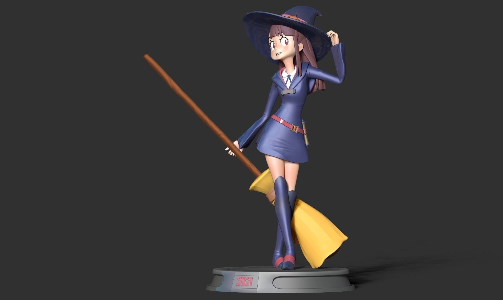 Atsuko Kagari - Akko 3D print model_10