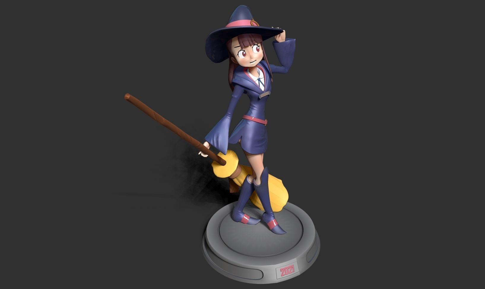 Atsuko Kagari - Akko 3D print model_14