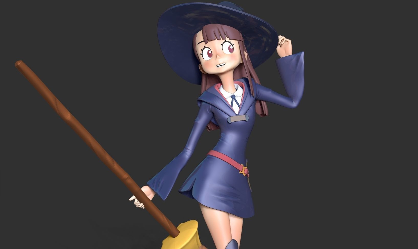 Atsuko Kagari - Akko 3D print model_4