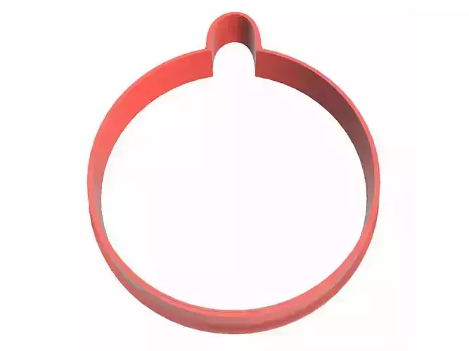 0198 Ball cookie cutter New Year
