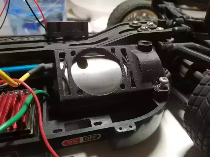 Tamiya tt01 engine coler holder