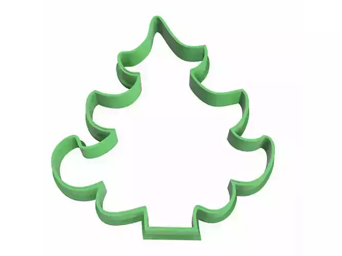 0264 Christmas tree cookie cutter New Year