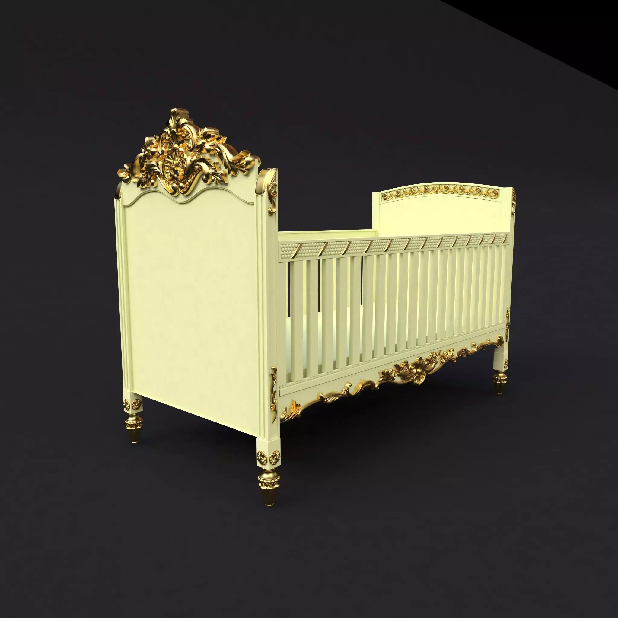 baby bed 3D model