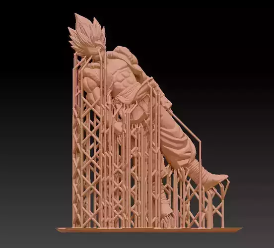 7 Dragon Balls - Goteta Blue Pre-supported - Ready to print