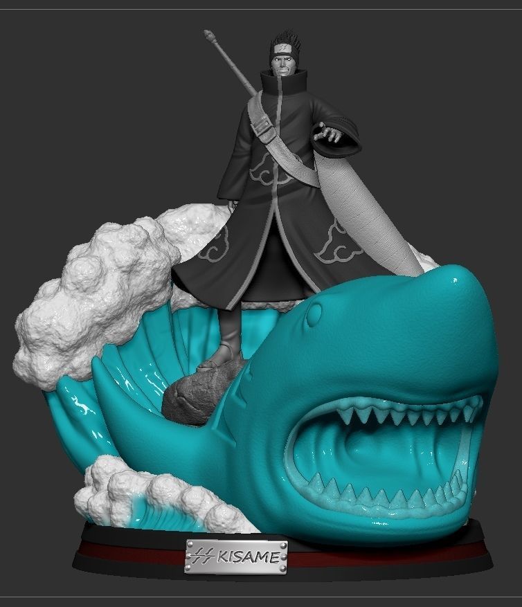 Kisame - Akatsuki  3D print model_2
