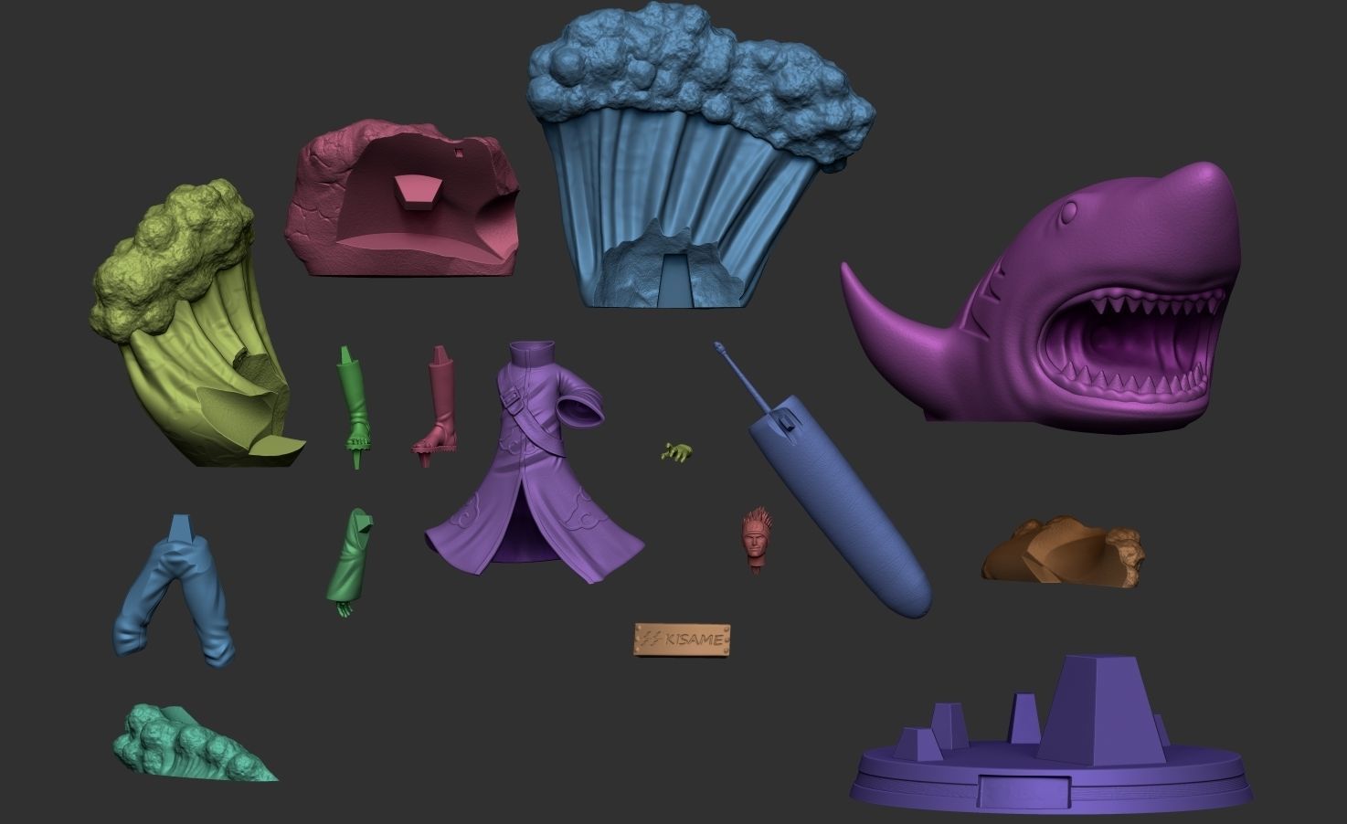 Kisame - Akatsuki  3D print model_4