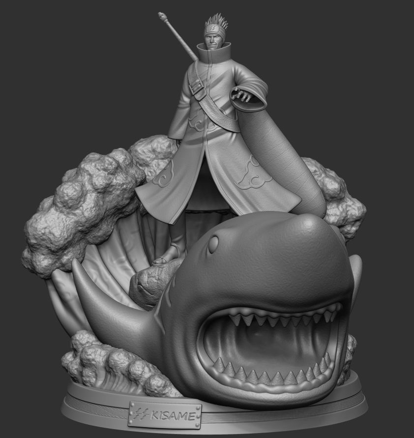 Kisame - Akatsuki  3D print model_3