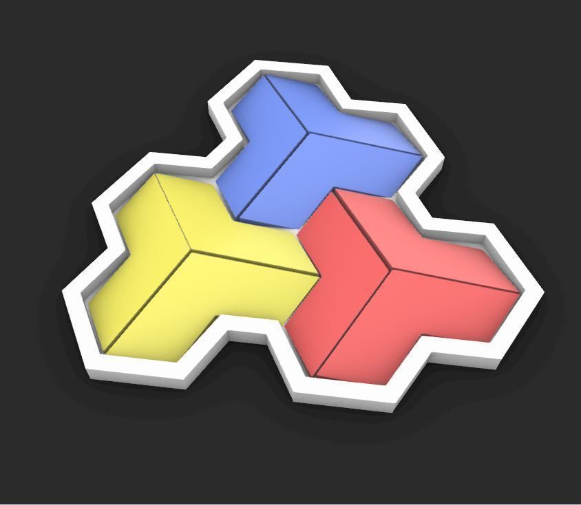 Stepper Puzzle 3D print model_1