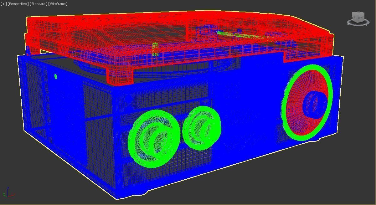 GPO Empire Record Player - Vinyl Turntable Stereo 3D model_7