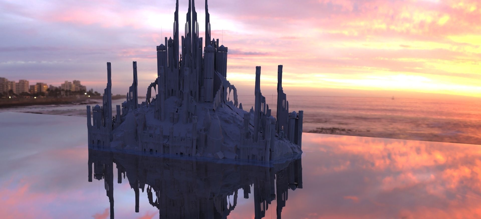 Ancient Valhalla Norse Ruins 3D model_1