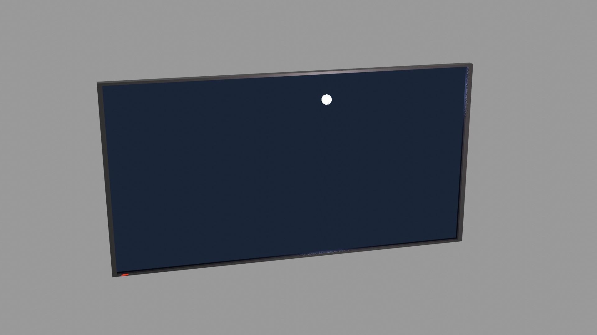 LED TV 3D model_1