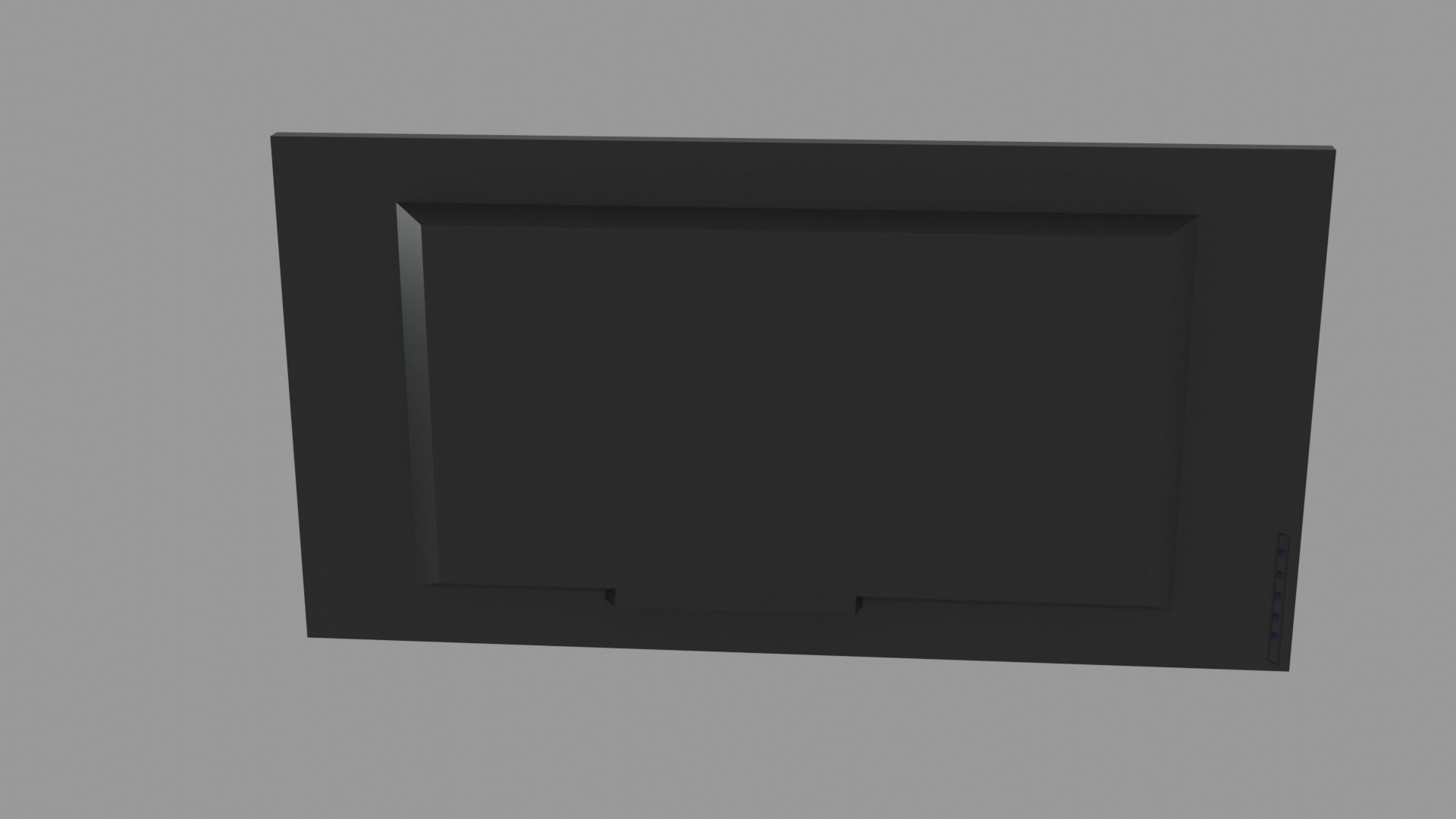LED TV 3D model_2