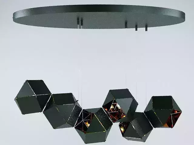 hanging chandelier WUNDERLICHT LOFT