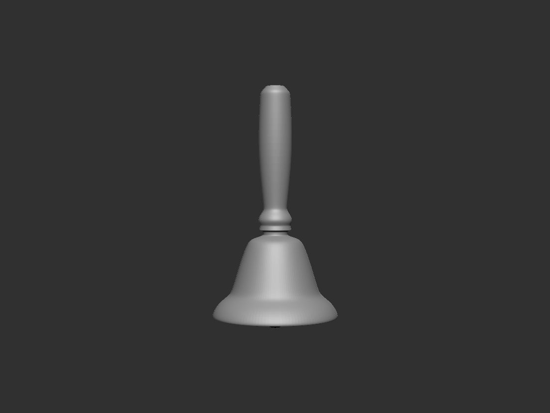 Hand Bell 3D print model_1