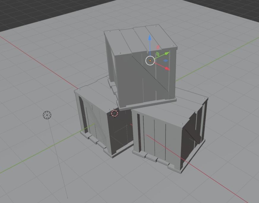 Box and boxes  3D model_10