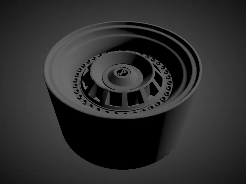Gotti A53 scalable and printable rims 3D print model_0