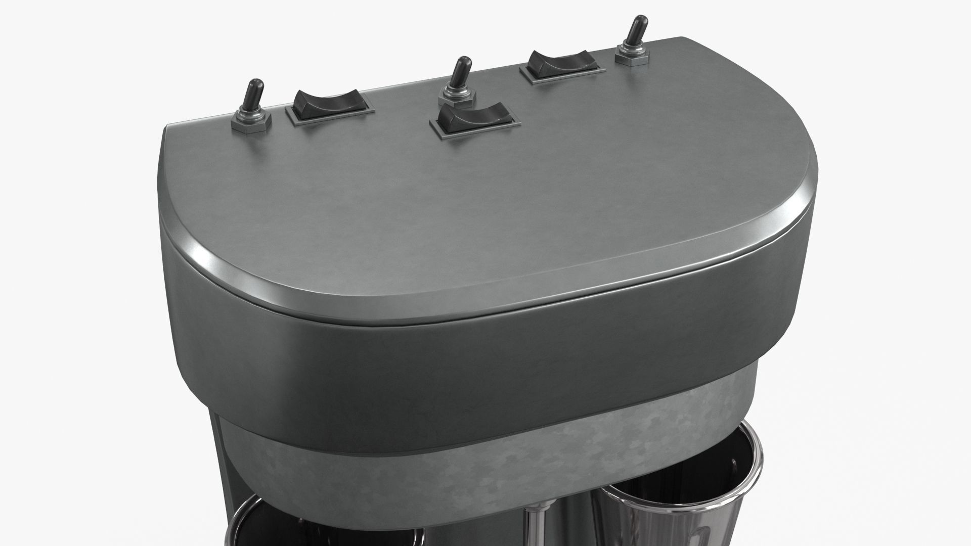 Cocktail Mixer Low-poly 3D model_4