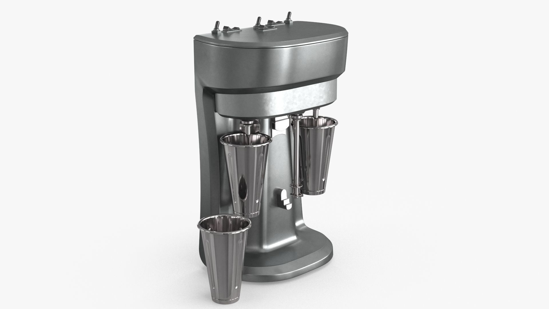 Cocktail Mixer Low-poly 3D model_11