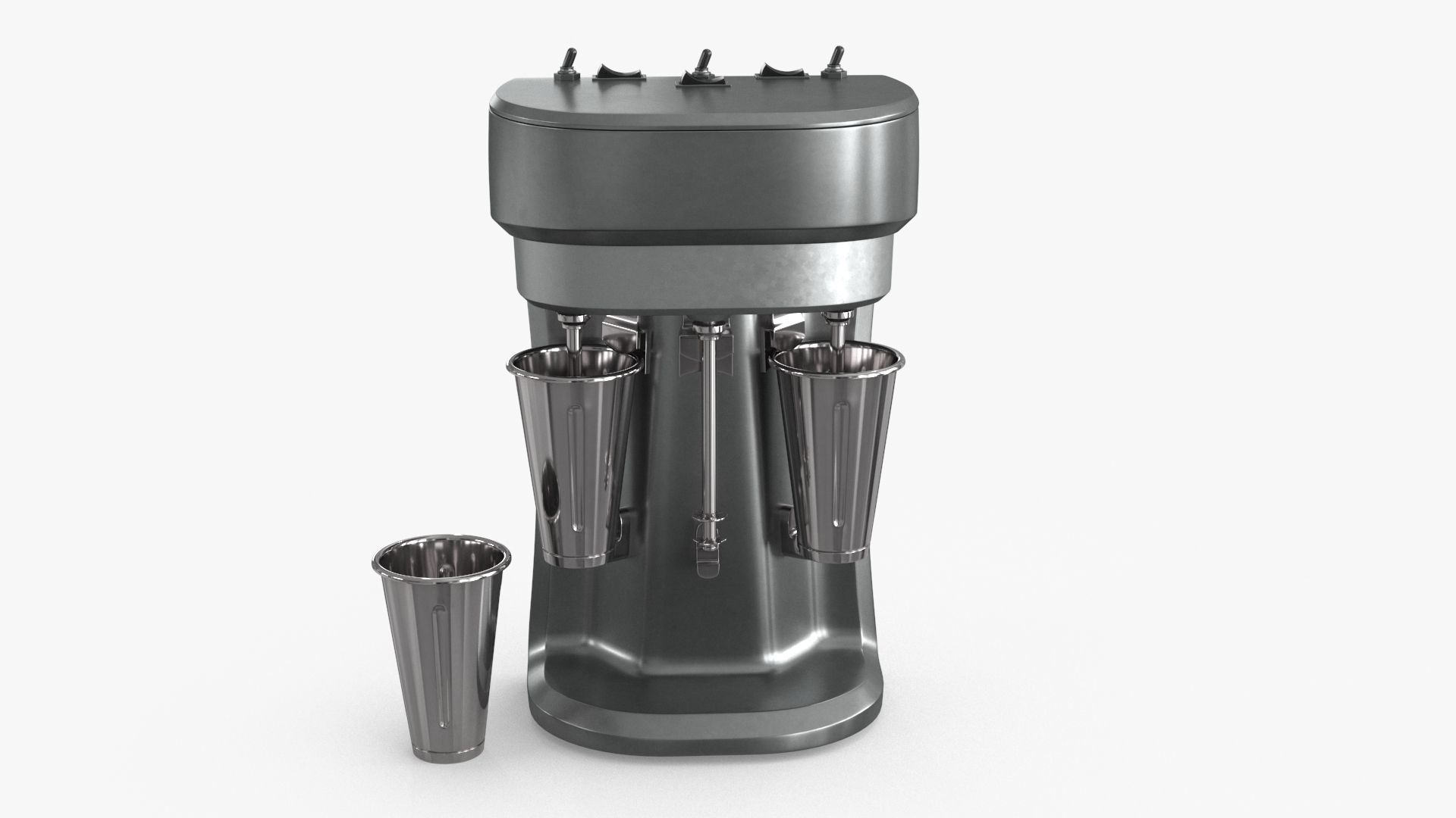 Cocktail Mixer Low-poly 3D model_2