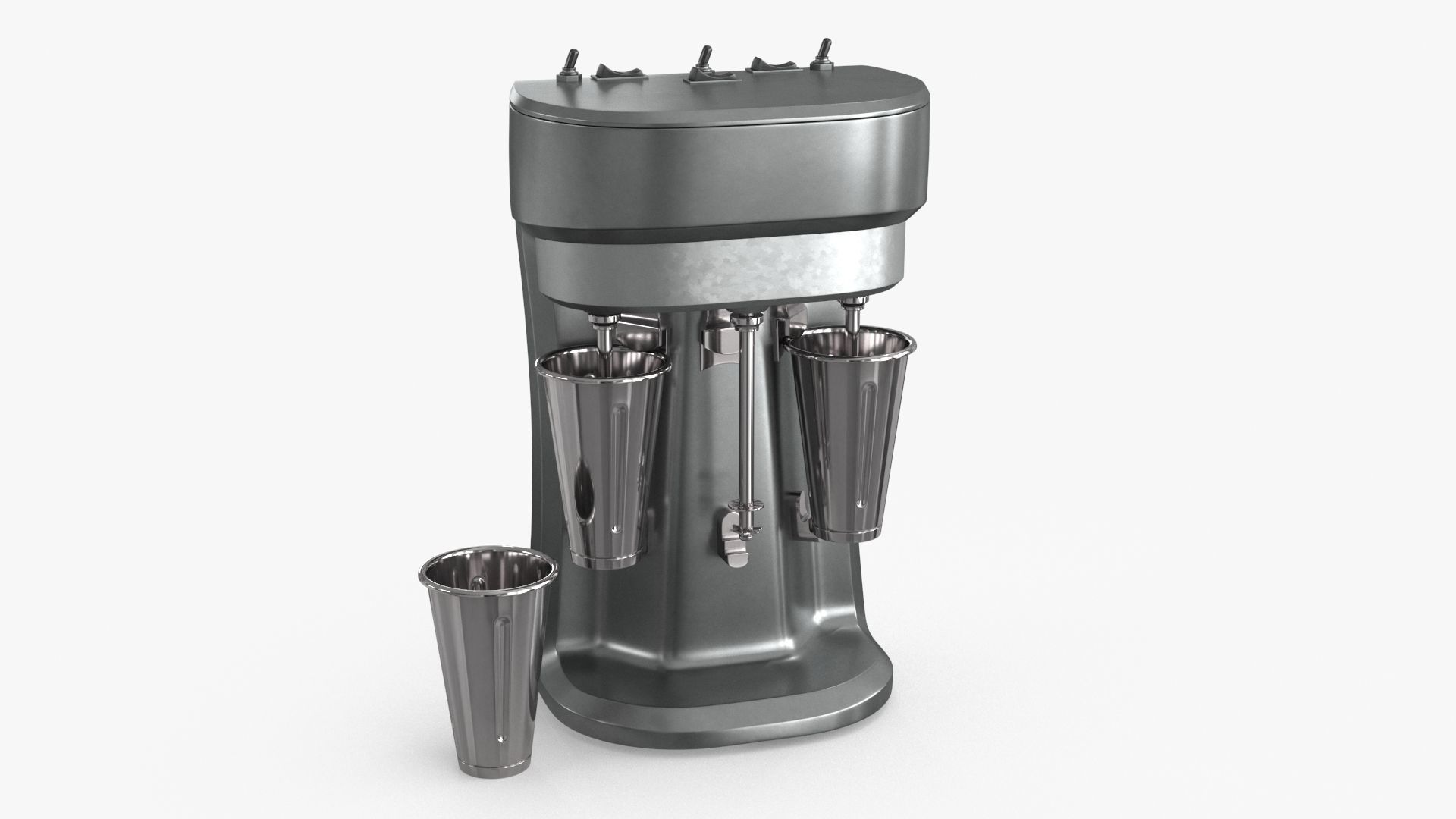 Cocktail Mixer Low-poly 3D model_3