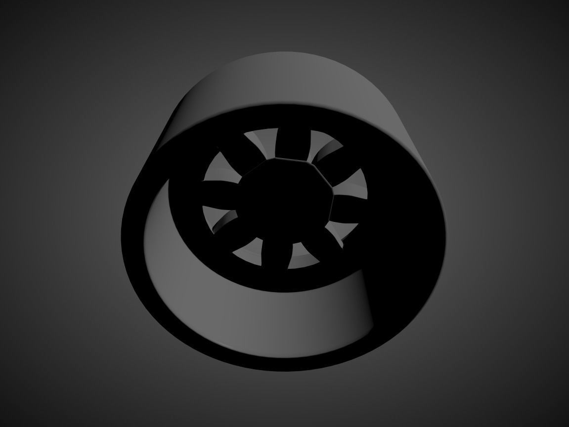 ROSE PETAL scalable and printable rims 3D model 3D printable | CGTrader