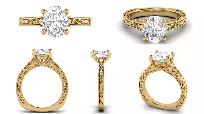 Bridal Engagement Ring 