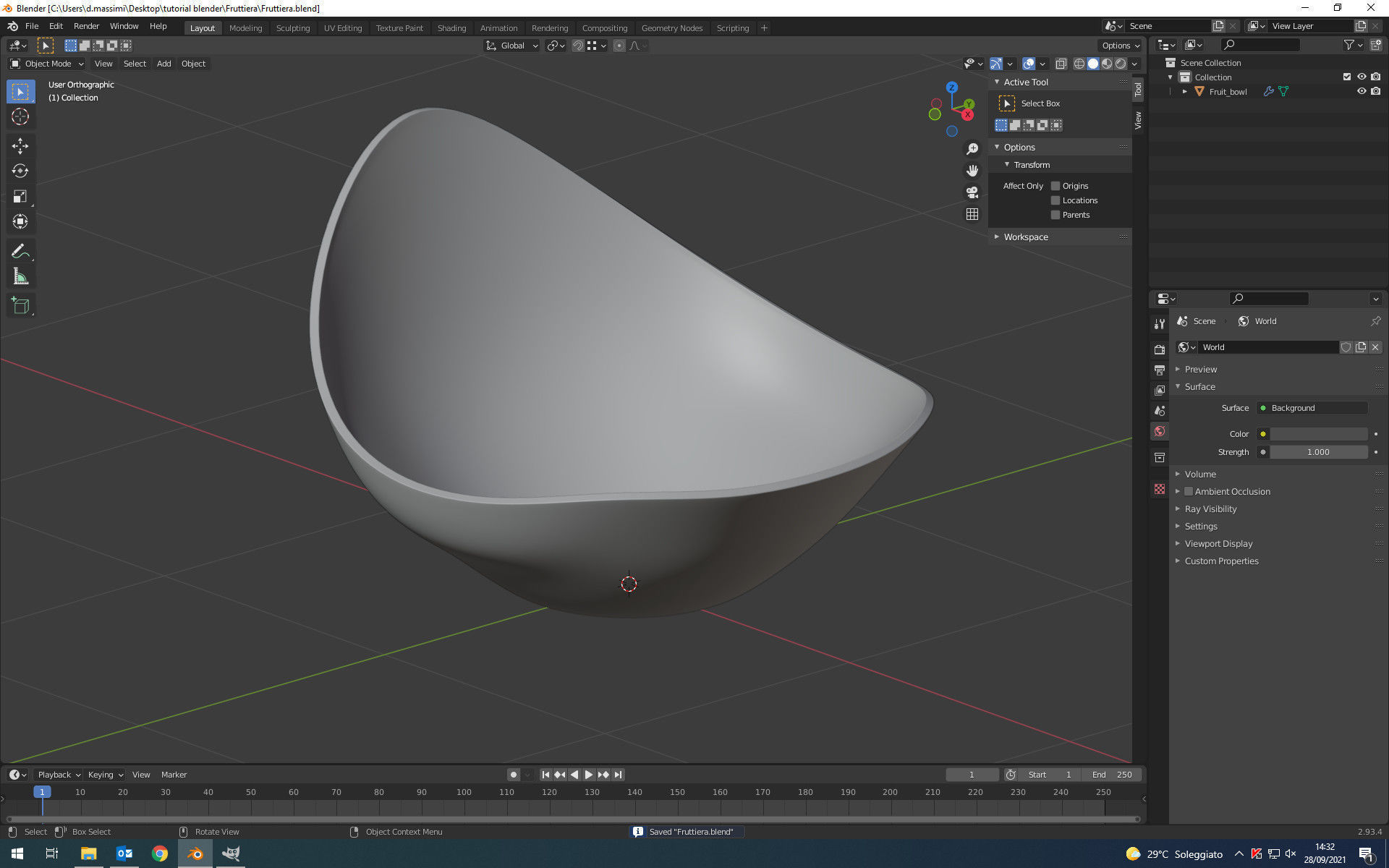 Fruit bowl 3D model_10
