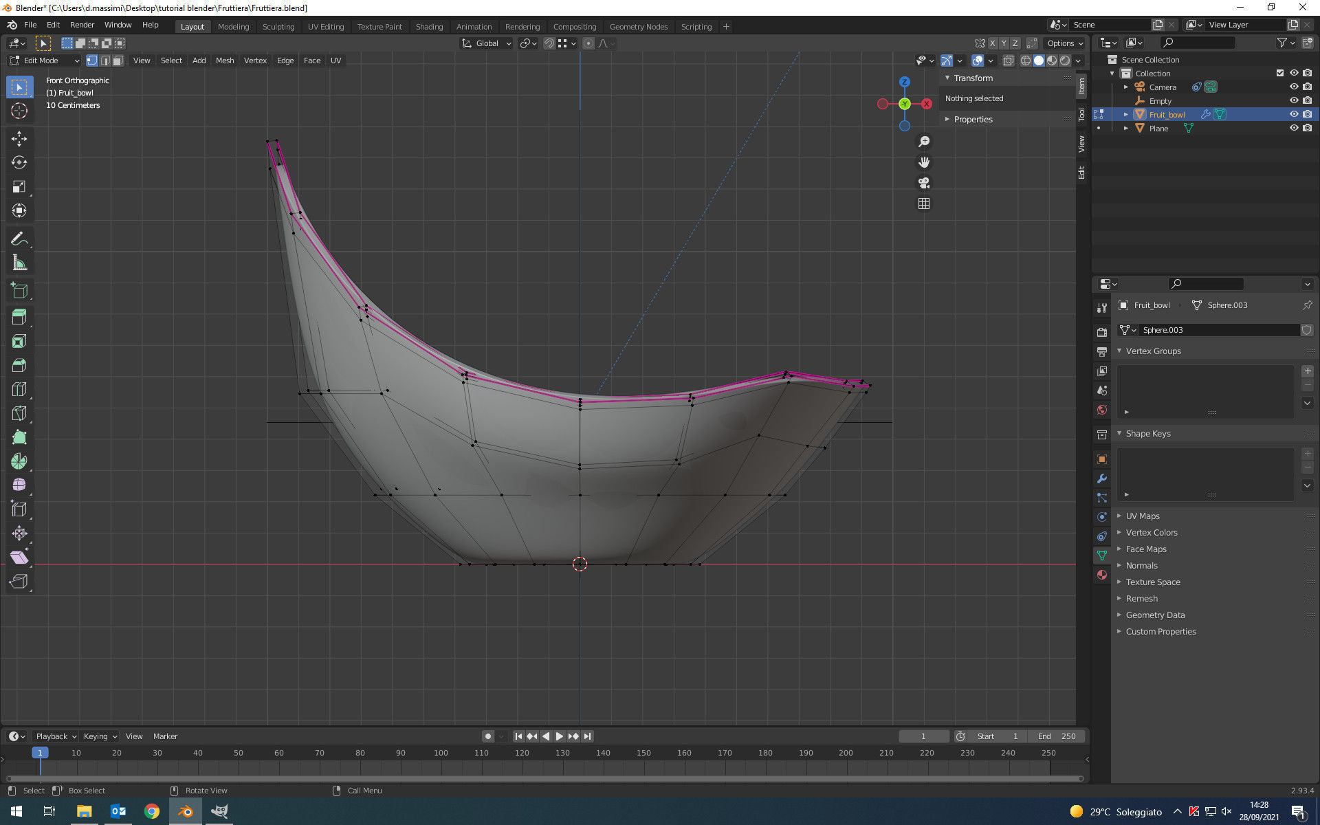 Fruit bowl 3D model_7